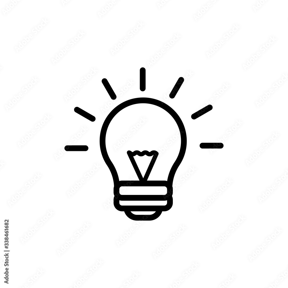 light bulb icon vector design template light bulb icon vector design template