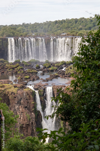 cascata cachoeira foz do igua  u