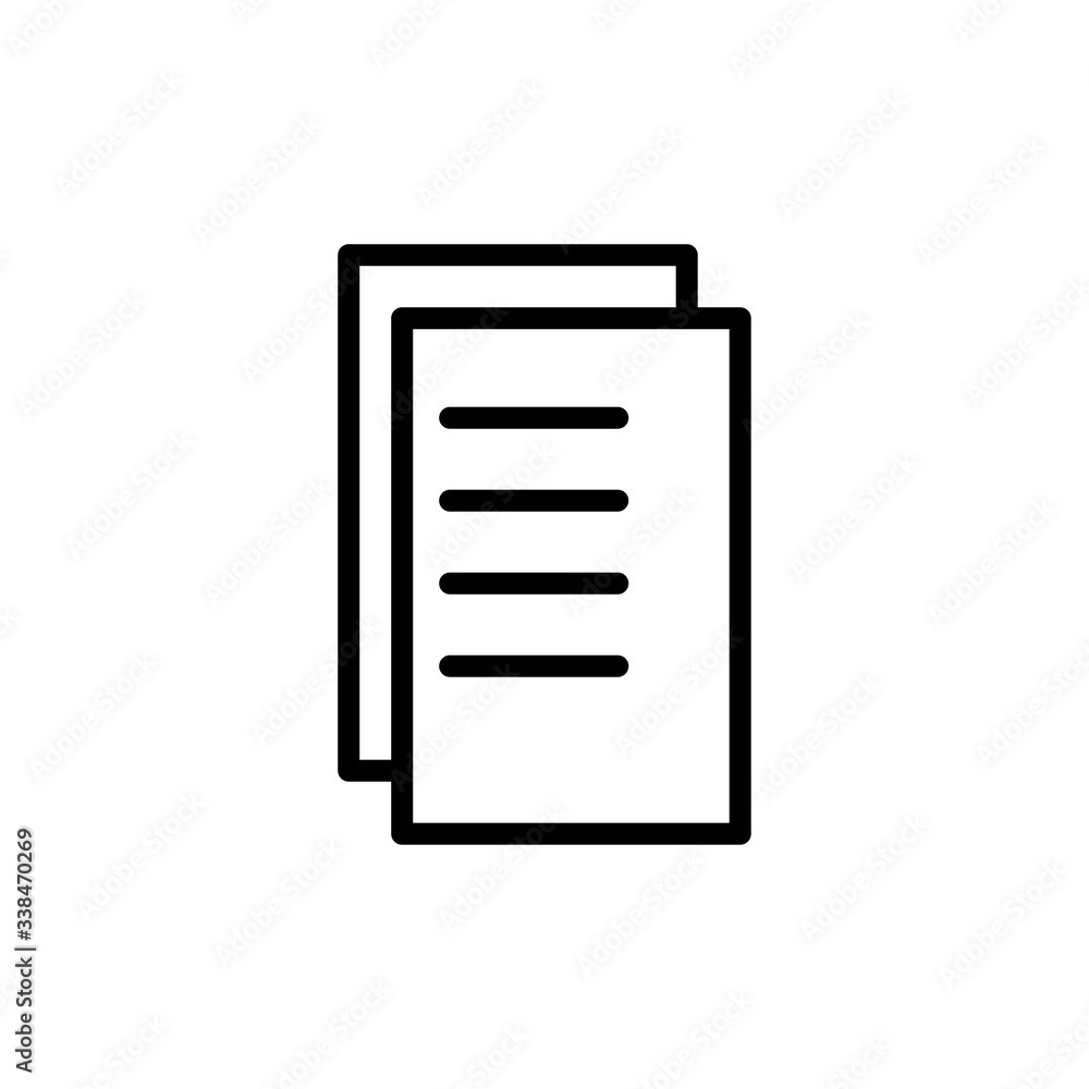 paper icon vector design template paper icon vector design template