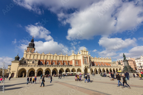 Main market square in Krakow (Poland)
