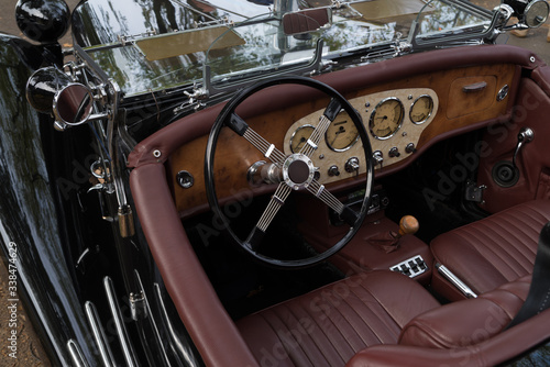 classical car dashboard © hansenn