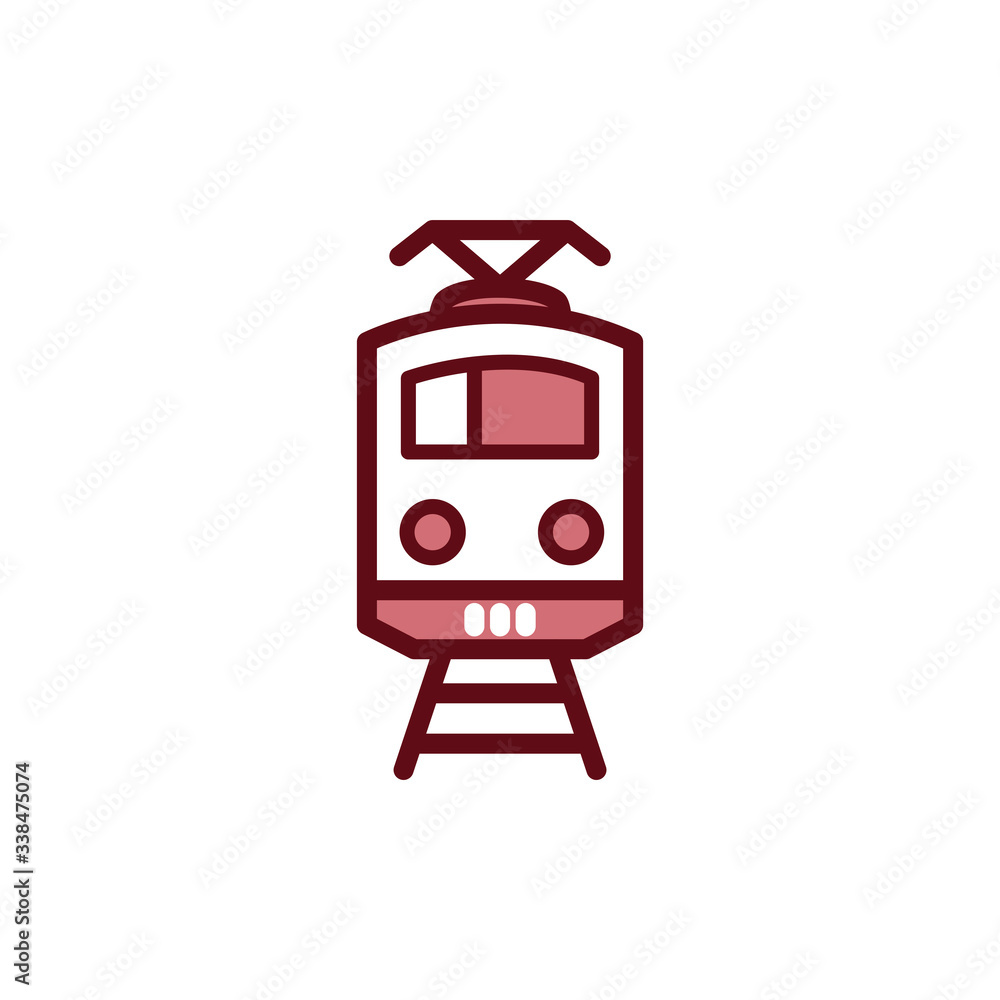train icon vector design template train icon vector design template