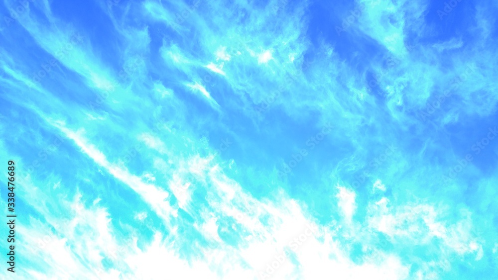 Intense blue sky