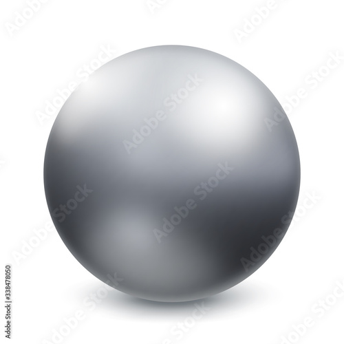Vector Metal Chrome Ball, Sphere