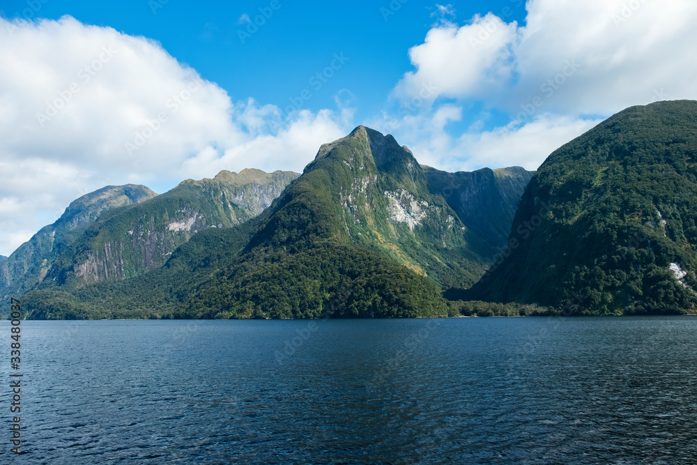 Views from within Doubtful Sound, South Island, New Zealand