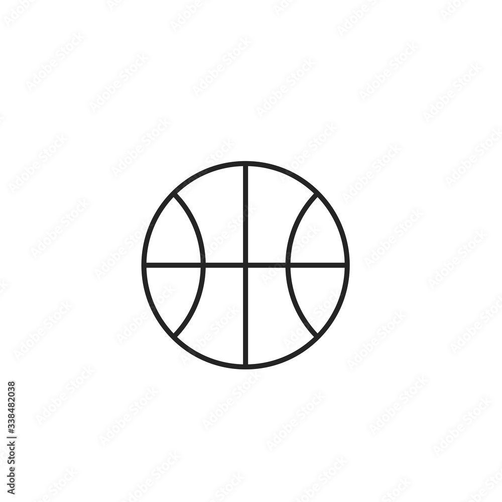 Basketball icon. Ball symbol modern, simple, vector, icon for website design, mobile app, ui. Vector Illustration Basketball icon. Ball symbol modern, simple, vector, icon for website design, mobile app, ui. Vector Illustration
