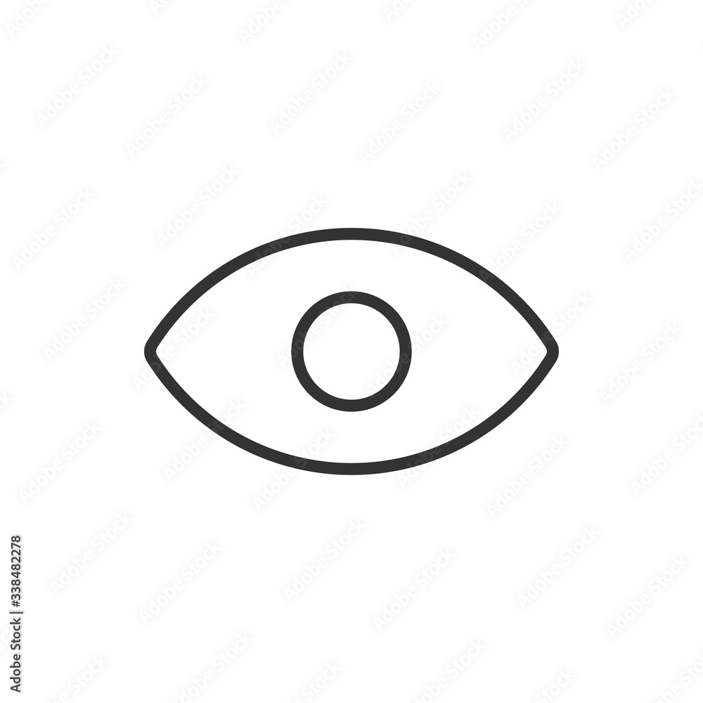 Eye icon. Vision symbol modern, simple, vector, icon for website design, mobile app, ui. Vector Illustration Eye icon. Vision symbol modern, simple, vector, icon for website design, mobile app, ui. Vector Illustration