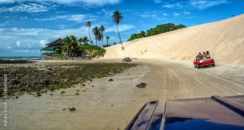 Buggy ride in Genipabu, Brazil