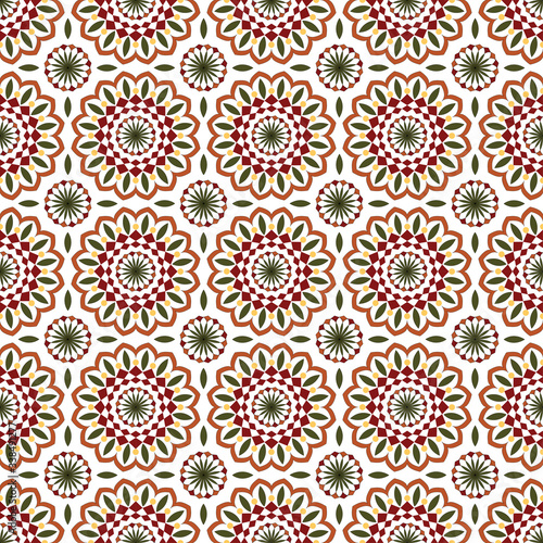 seamless pattern in traditional decorative style. hand drawn pattern