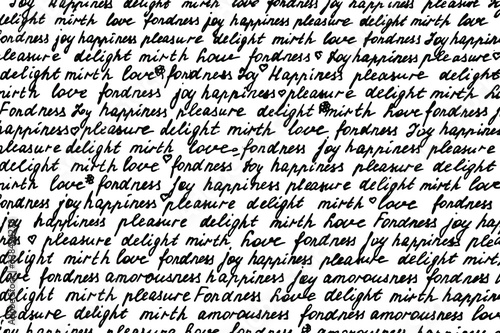 Fotografie Handwritten letter