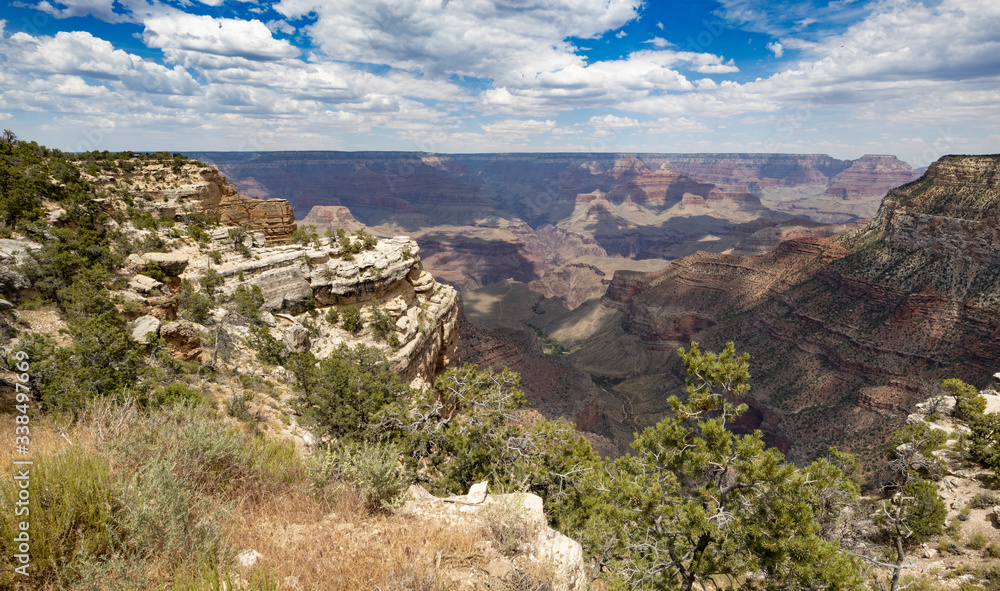 Grand Canyon overview in the morning