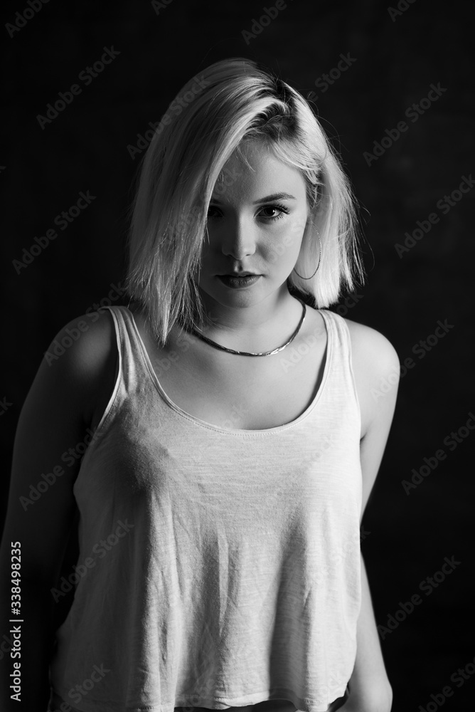 portrait of a young woman portrait of a young woman