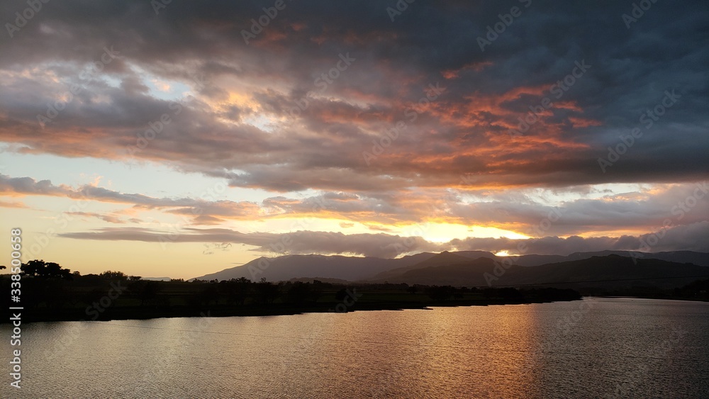 Fototapeta premium por do sol, natureza, sol, água, paraíso, maravilha