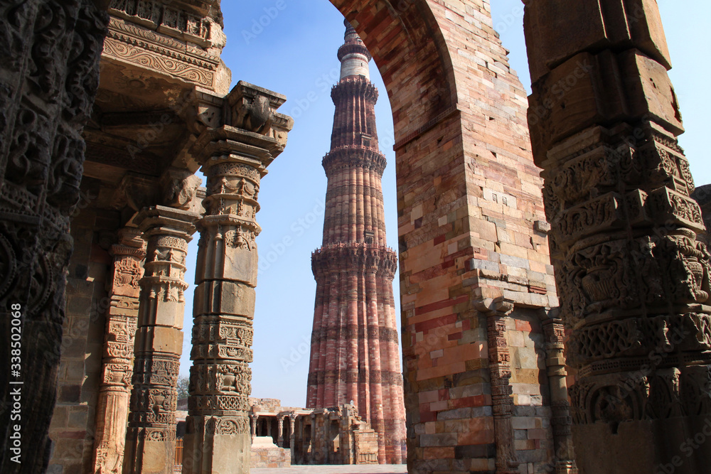 The Qutub Minar, New Delhi, India