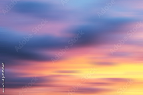 Colorful sunset background long exposure © cn0ra