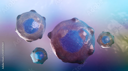Embryonic stem cells , Cellular therapy , 3d rendering