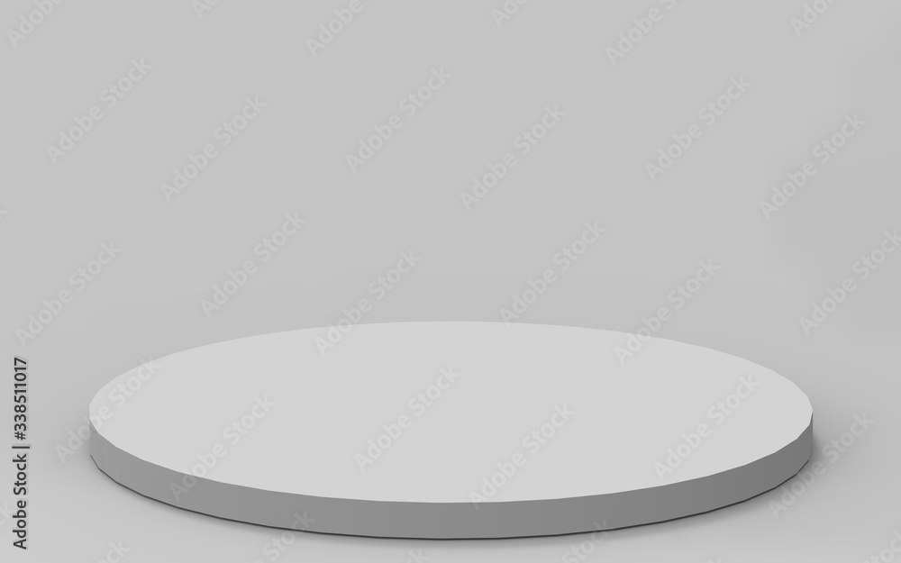 3d gray white cylinder podium minimal studio background. Abstract 3d geometric shape object illustration render. 3d gray white cylinder podium minimal studio background. Abstract 3d geometric shape object illustration render.