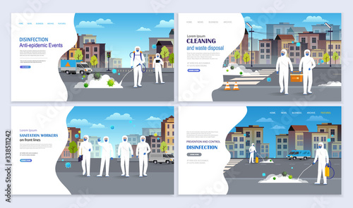 City street disinfection