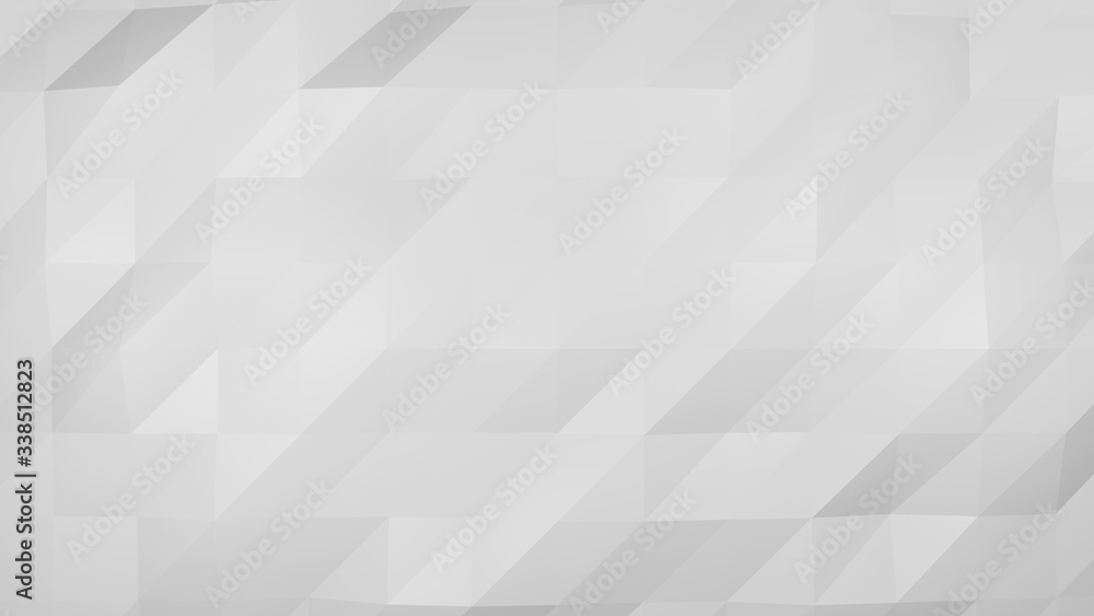 White, gray, abstract geometric background, 3d rendering from polygons, triangle, illustration, pattern triangular template. for use in beautify desing background art White, gray, abstract geometric background, 3d rendering from polygons, triangle, illustration, pattern triangular template. for use in beautify desing background art