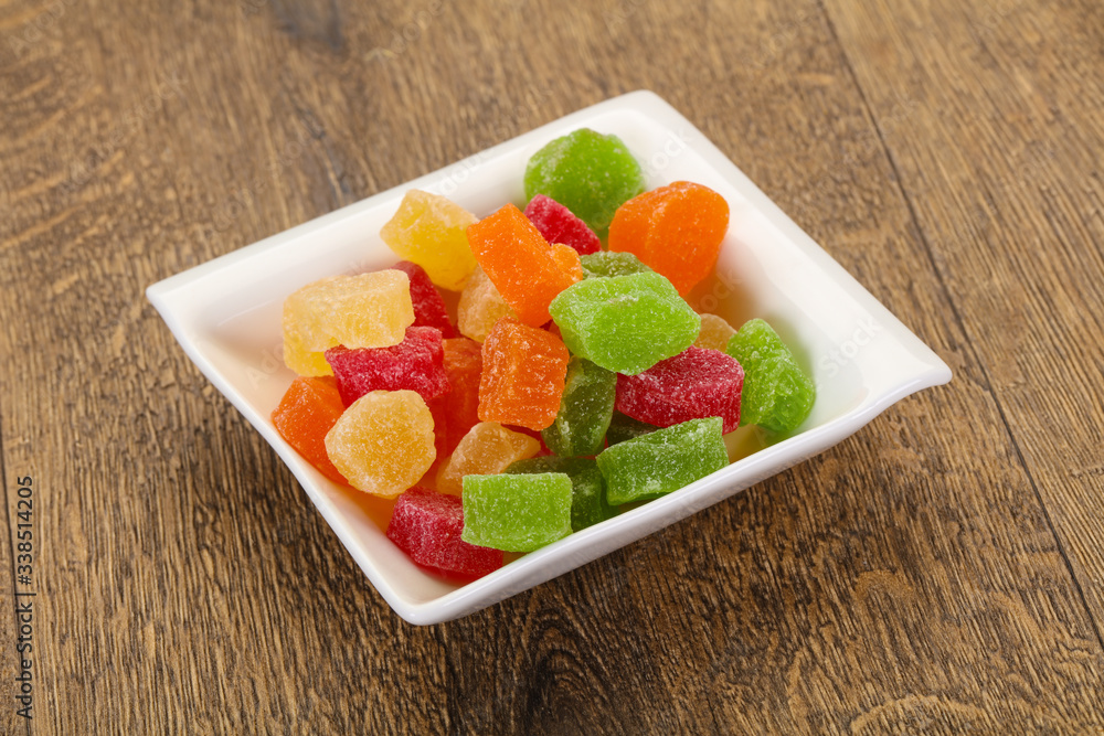 Sweet candied fruit Sweet candied fruit