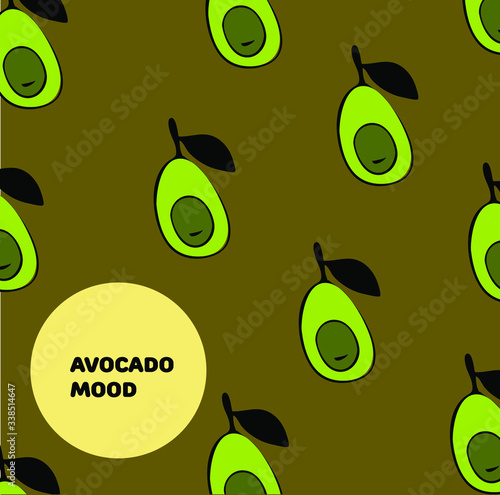 seamless background with pears