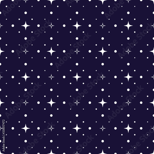 White stars on dark blue ba...