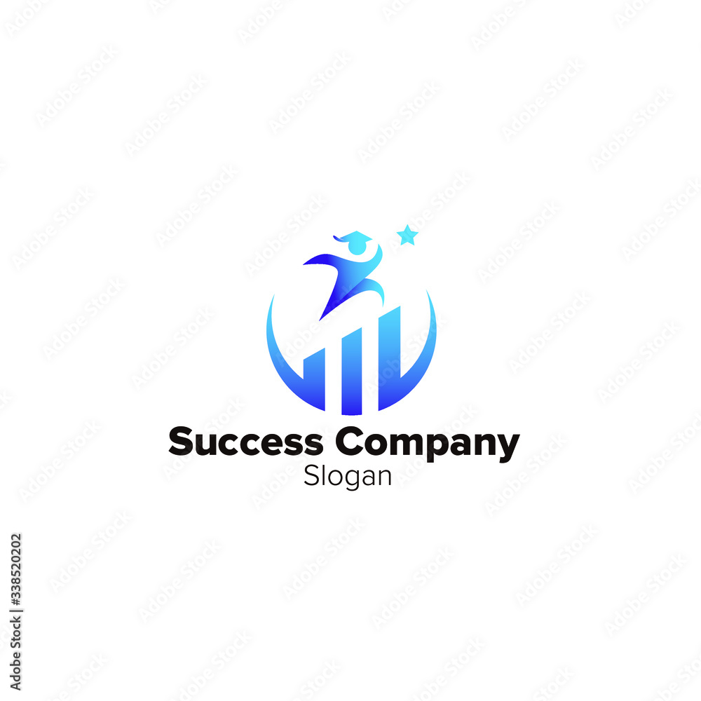 Fototapeta premium Success Logo Template