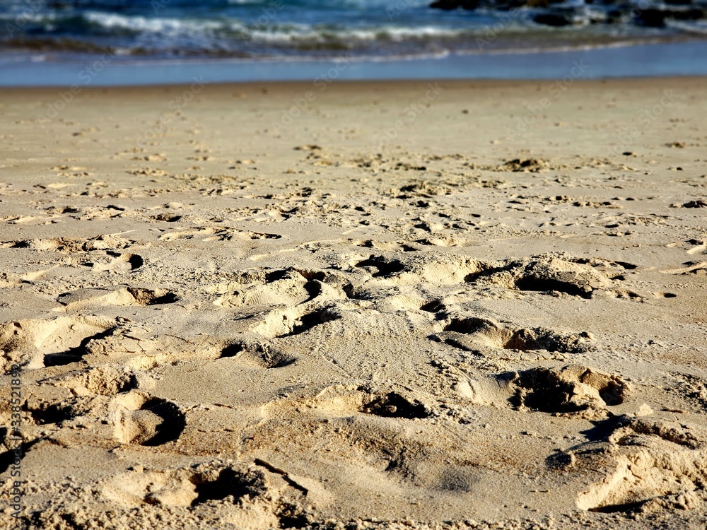 praia, areia, mar, férias, natureza, pedras, pegadas praia, areia, mar, férias, natureza, pedras, pegadas