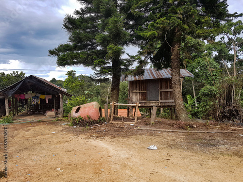Photos Metall barake house earth brown tree village mountain hill chiang mai Thailand