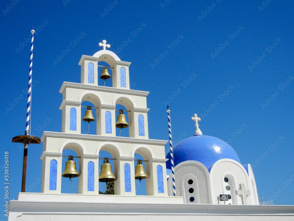 Churches of santorini, greece