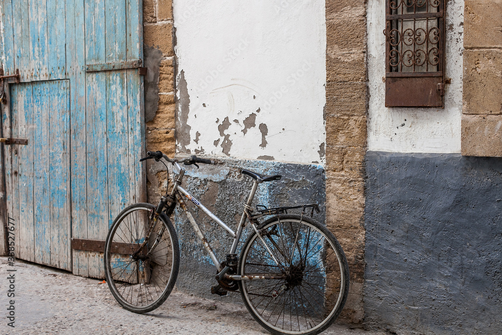 bike on an empty street