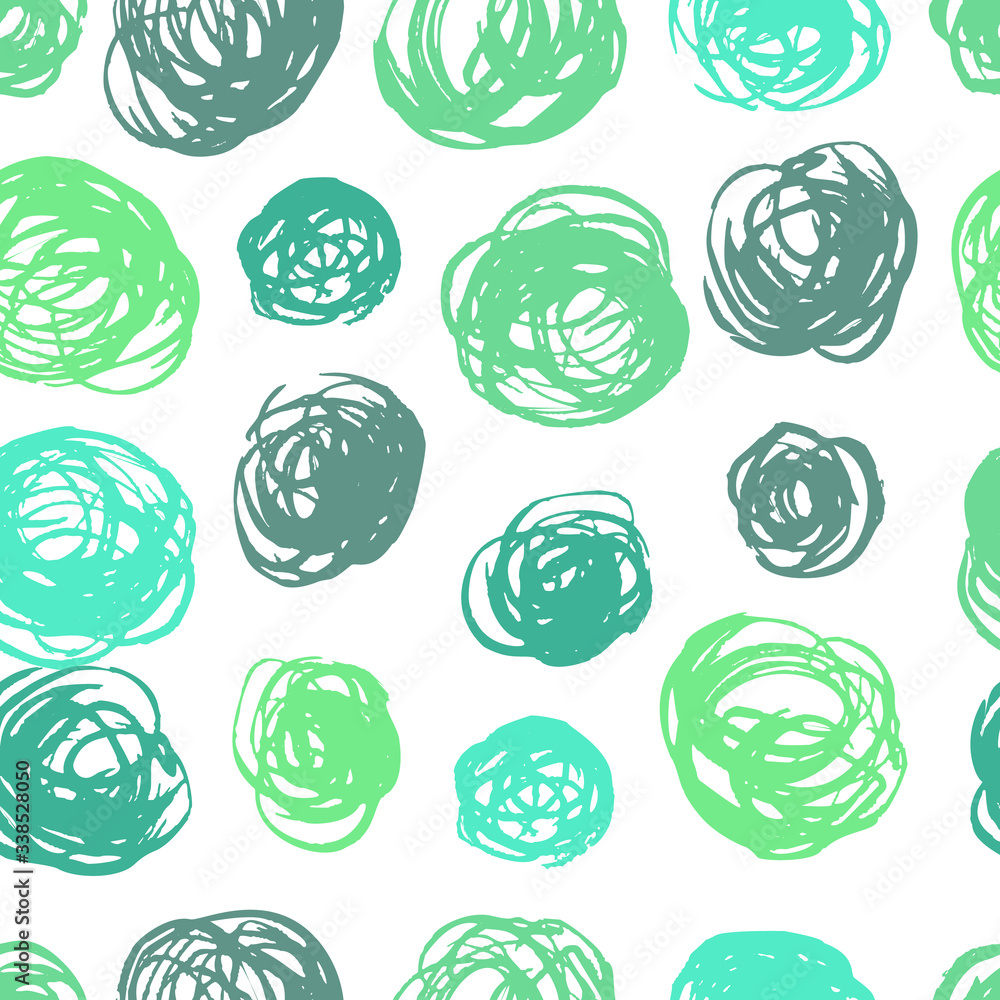 Eco Green palette Seamless pattern with abstract ornament. Colorful ink Dry brush. Pastel colors. Hand drawn background. Eco Green palette Seamless pattern with abstract ornament. Colorful ink Dry brush. Pastel colors. Hand drawn background.