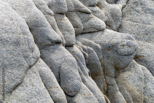 Detail of the particular structure of the rocks of Karidi photo