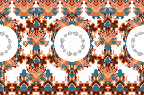 Drapery curves pagan tripe seamless pattern. Indian old surface background. Vector ornament