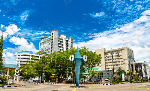 Εκτύπωση καμβά Memorial Clock in the centre of Bandar Seri Begawan, Brunei
