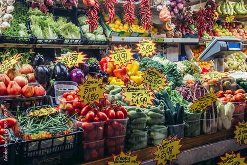 Food market  Mercato Delle Erbe in Bologna