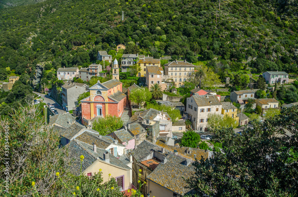 Fototapeta premium Village de Nonza