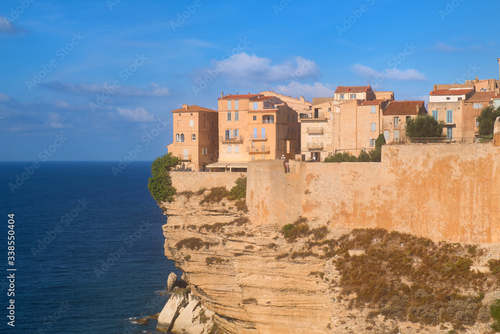 Naklejka premium Bonifacio at island Corsica