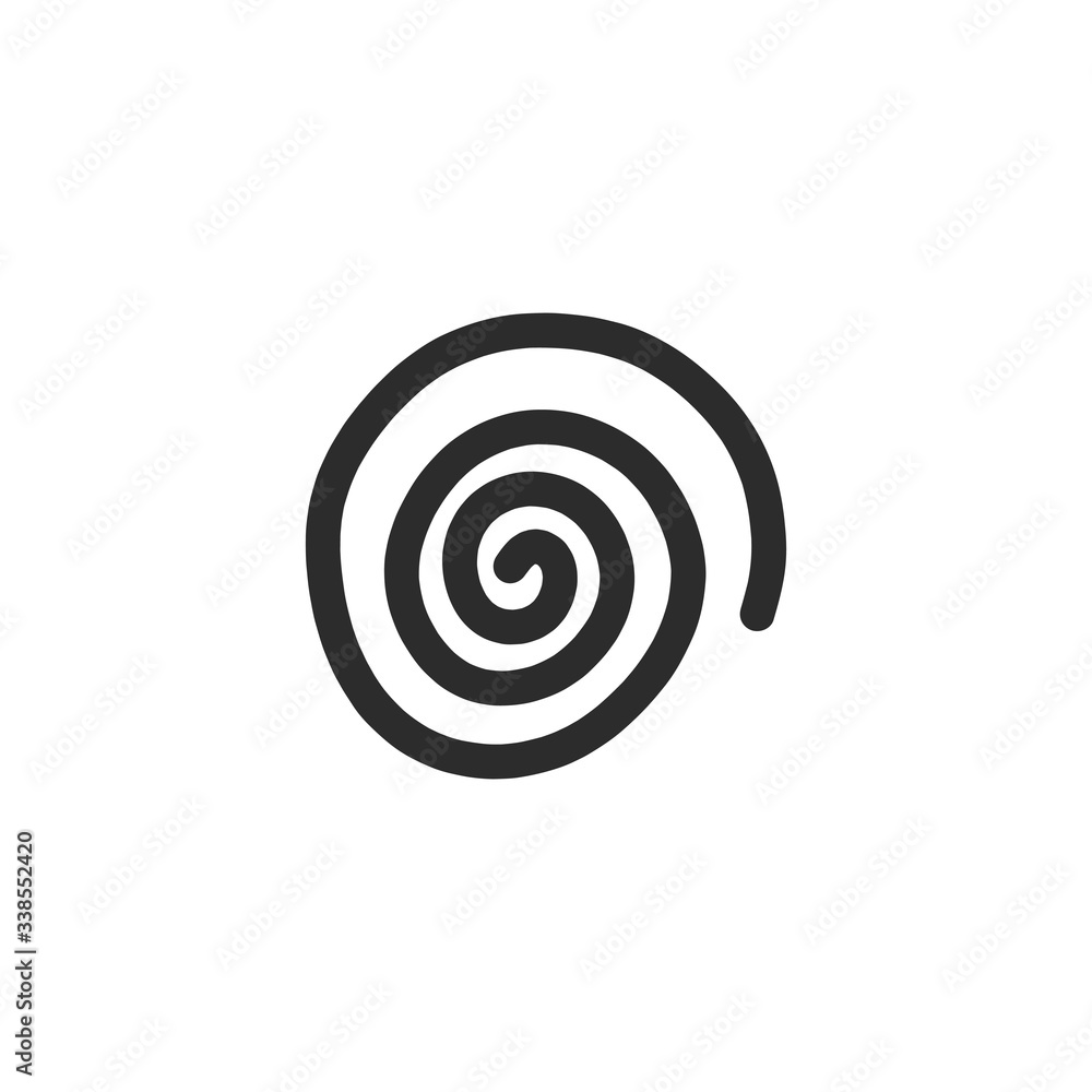 swirl sketch doodle icon, vector illustration swirl sketch doodle icon, vector illustration