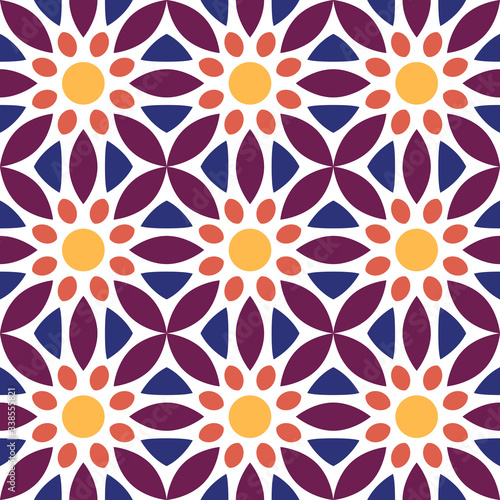 Arabic, islamic, indian seamless pattern © jelisua88