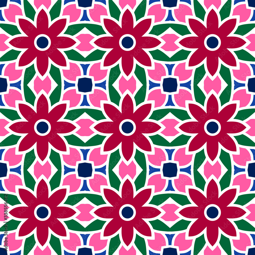 Arabic, islamic, indian seamless pattern