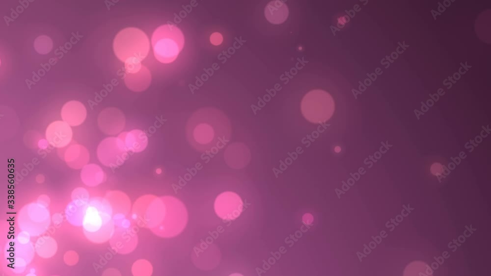 4k video. Bokeh lights. Abstract motion background. Pink glitter light. Floating particles. 3840x2160 4k video. Bokeh lights. Abstract motion background. Pink glitter light. Floating particles. 3840x2160