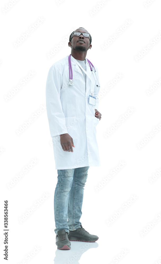 smiling doctor holding out his hand for a handshake smiling doctor holding out his hand for a handshake