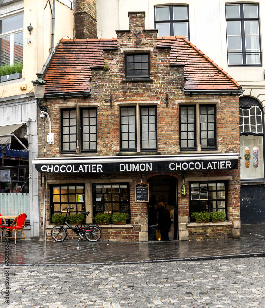 Bruges, Belgium Traditional chocolate shop, Belgian chocolate