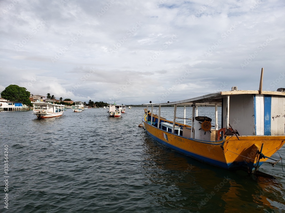 navio, barco, rio, mar, navegação, antigo, água, pescaria