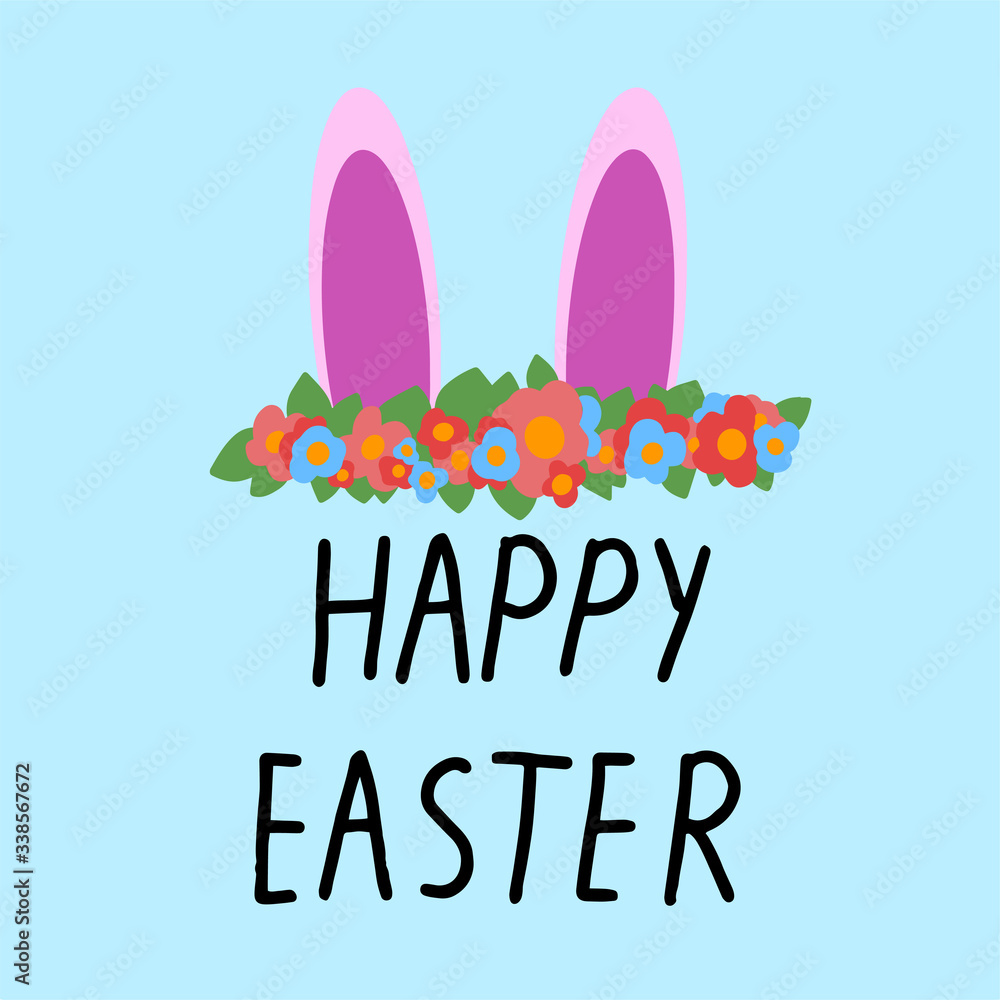 vector happy easter card vector happy easter card