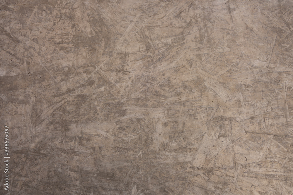 Fototapeta premium Gray concrete wall with wood texture. Creative vintage background.