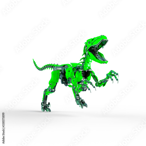 dino raptor robot will catch you