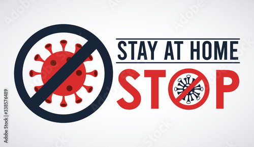 stay at home to stop the covid19 signal