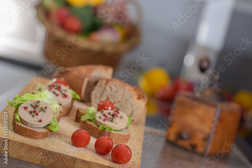 small dish of tapas ready to be served